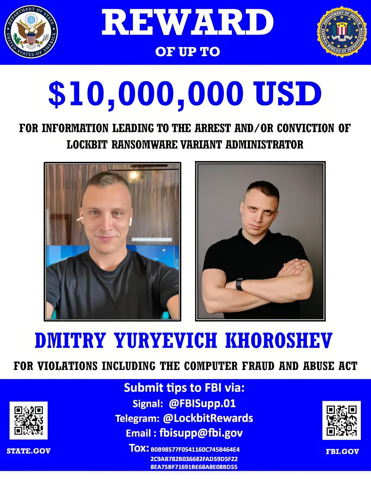 Le Leader Du Groupe Pirate Lockbit Dmitry Yuryevich Khoroshev Full